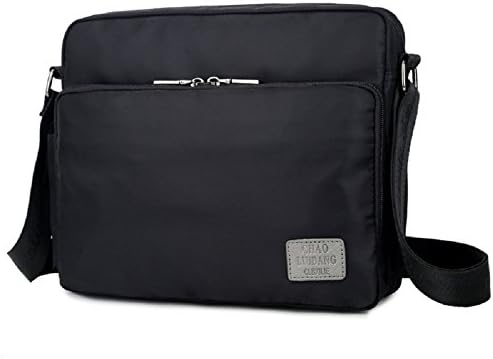 Birthday Gifts for Women, Urmiss(TM) Waterproof Nylon Shoulder Messenger Bag for iPad/Tablet, Black