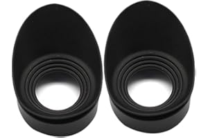 SKYPRO 2PCS 23mm Aperture Shiel for Microscope Telescope Eyepiece Eye Piece Rubber Eye Cups