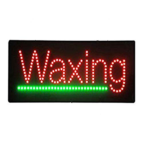 LED Waxing Open Light Sign Super Bright Electric Advertising Display Board for Message Business Shop Store Window Bedroom (19 x 10 inches)