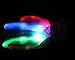 Glovion LED Gloves ONE Pair LED Light-up Rainbow Gloves Colorful Flashing Light-emitting Halloween Gloves Game Party Decoration Gloves
