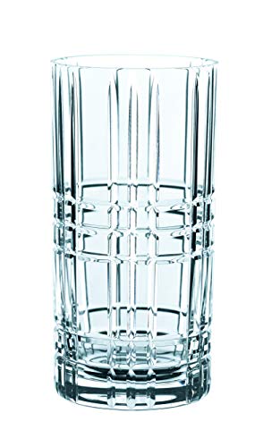 Spiegelau & Nachtmann, 4-teiliges Longdrink-Set, Kristallglas, 445 ml, Square, 101049