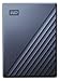 WD 2TB My Passport Ultra, Blue, Portable External Hard Drive, backup software with defense against ransomware, and password protection, USB-C and USB 3.1 - WDBC3C0020BBL-WESN
