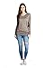 Tealing Women's Round Neck Long Sleeve Dolman Top Stretchy Lightweight