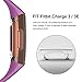Compatible Charge 3 & 3 Se Case, Kmasic TPU Soft Accessory Protective Case Frame Full Cover Shell Charge 3 Screen Protector, Crystal Clear