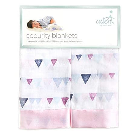 aden and anais security blanket pink