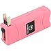 VIPERTEK VTS-881-28,000,000 V Micro Stun Gun - Rechargeable with LED Flashlight (Pink)
