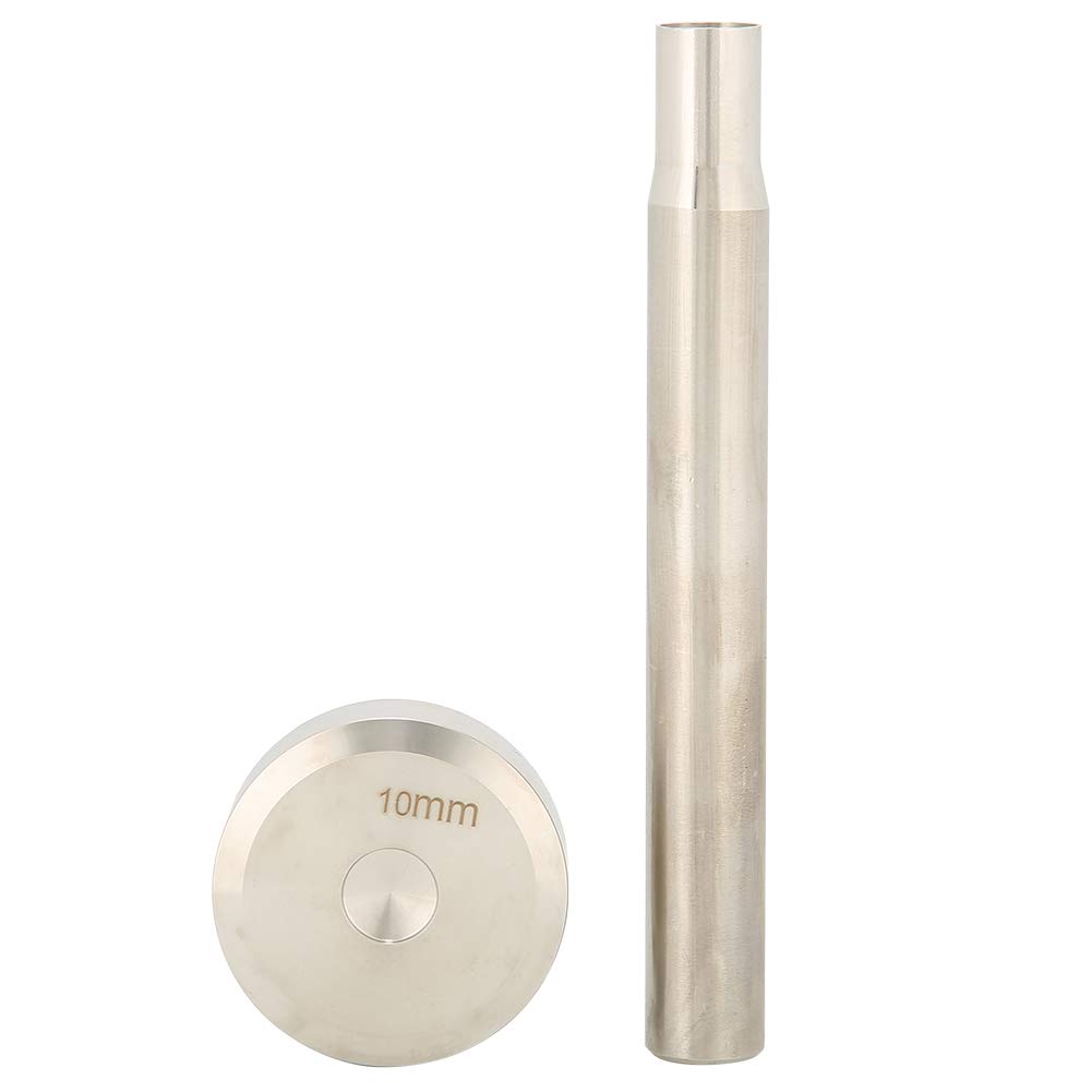 Atyhao Leather Rivet Setter Tool, 10mm Double Sided Rivet Installation Tool for DIY Handmade Leather Craft Projects Durable Rivet Fixing Tool