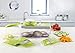 Mandoline Slicer Set, Cuts Fruits & Vegetables, Straight & Julienne, Grates Cheese, with 4 Adjustable Blades, Safety Holder , By Jobox