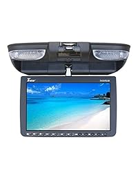 Monitor de DVD tview coche Flip Down, 9 pulgadas, Negro