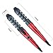 Curling Iron Anti-scalded Curling wand Spiral Hair Curler with Ceramic Coating (Ferrari Red)