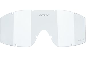 VOZAPOW Airsoft Goggles Replacement Lens with ANSI Z87.1 Certified, Anti-Fog, Anti-Impact