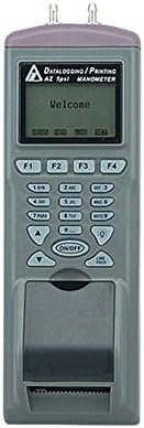 AZ Instrument Manometer Printer Handheld Large LCD Backlight Digital Air Pressure Data Logger Printer