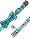 TagME Breakaway Cat Collar, Cat Safety Collar with Cute Bow Tie & Bell, Plaid Design Adjustable for Kitty 1 Pack, Teal