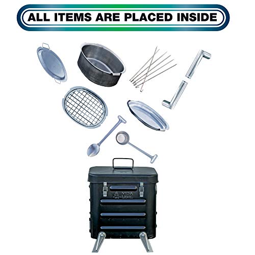 VidaLibre Camping Stove with Propane Gas Burner Kit Portable Outdoor