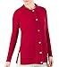 Womens Lambswool Collared Button Through Cardigan