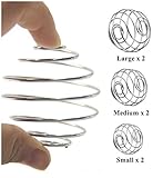 6 Pack Stainless Steel Mixing Balls For Protein Blender Replacement Wire Whisk Shaker For Cup Bottles