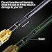 Sougayilang Spin-Casting Fishing rods,Ultra Light,24-Ton Carbon Fiber,Portable Travel Fishing Poles for Freshwater Saltwater.6.9FT Gold CATING