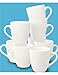 Thomson Pottery Basic White 8 Piece Dinner Mugs