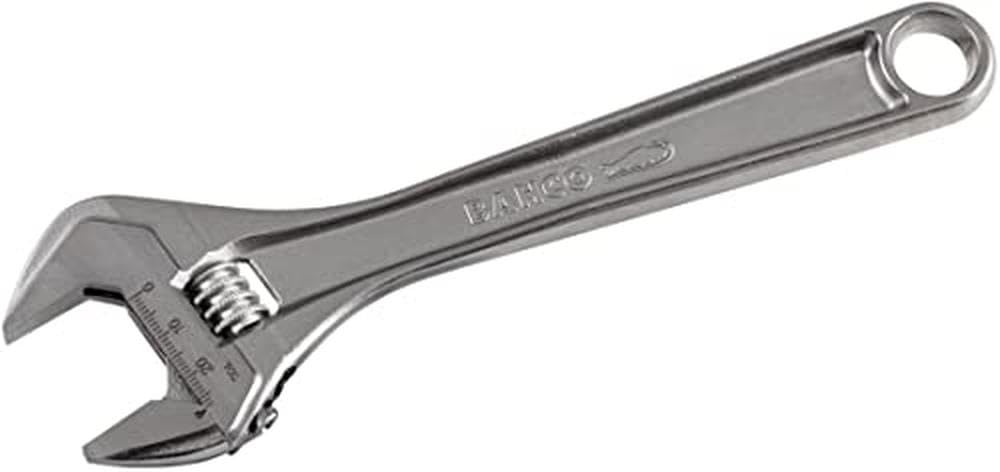 Bahco 8069C Chrome Adjustable Wrench 4IN, BAH8069C