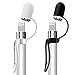 Fintie Pencil Clip with Cap Holder 2 Pieces, Compatible for Apple Pencil 1st Generation, iPad 10.2