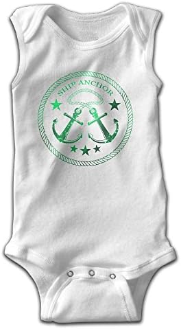 Infant Galaxy Green Ship Anchor Logo Onesie Baby Jumpsuit 0-24 Months