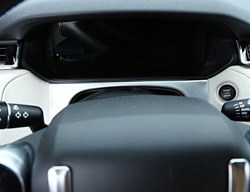 ABS Chrome Dashboard Decoration Frame Cover Trim For Landrover Range Rover VELAR 2017