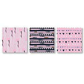 Creative Pattern Home Artwork for Living Room Bedroom x3 Panels