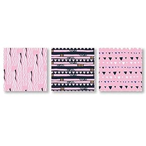 signwin 3 Piece Canvas Wall Art Creative Pattern...