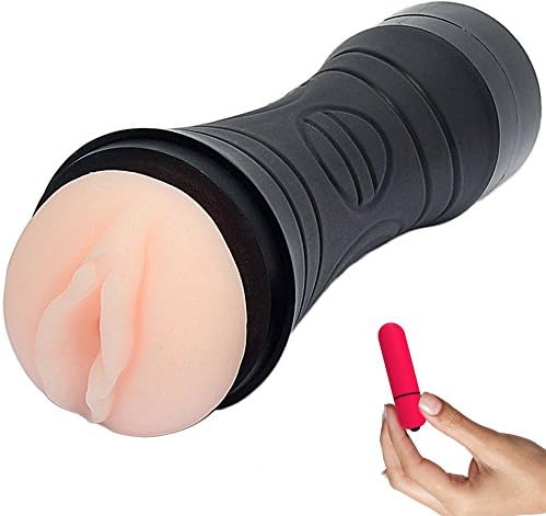 FIRST2 emon New Arrival Multi Male Masturbator- Powered Pocket Pussy Masturbation Cup- Vibration Control- Stamina Training- Lifelike Super Soft Tight Female Silicone Vagina Pocket- Discreet Shipping