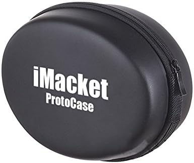 ProtoCASE x iMacket Universal Black Carrying Case with Clipper for Popular Foldable Headphones Solo, Solo2, Studio
