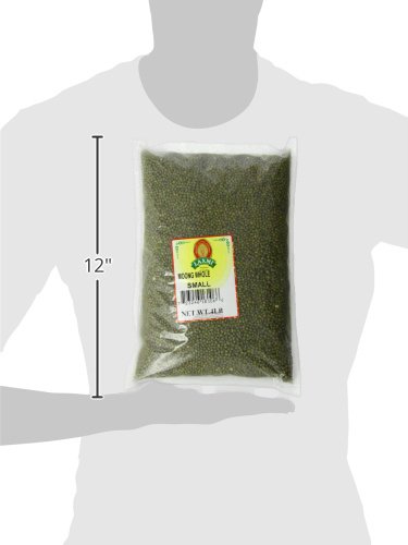 Laxmi Whole Moong, Mung Bean Seeds, 4 Pounds for Cooking & Sprouting