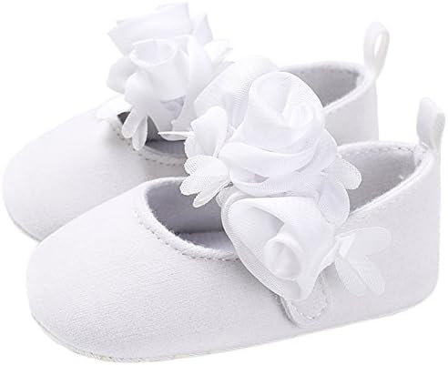 The Golden Swallow Baby Girls Mae Mary Jane Flat Infant Toddler Soft Sole Princess Prewalker Shoes