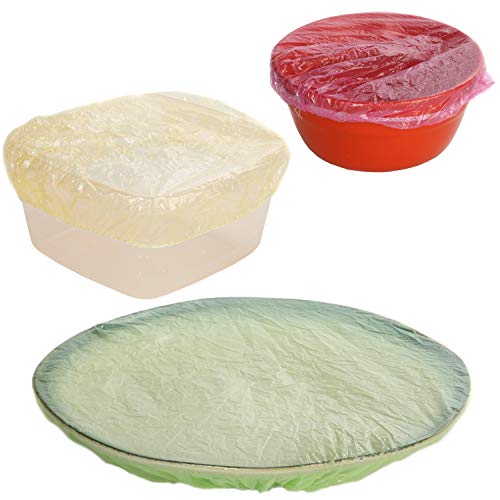 Trenton Elastic Plastic Food Covers | Set of 24 | 8 Small 8 Medium 8 Large