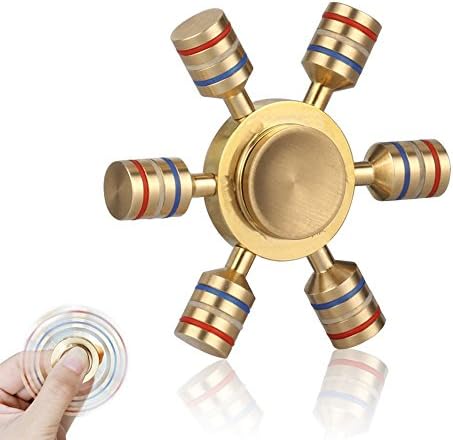 Hand Spinner Fidget Spinner High Speed Brass EDC Fidget Toys Relieving ADHD/ADD, Anxiety, Autism, Stress and Boredom For Kids &amp; Adults 4-6 Mins Spins