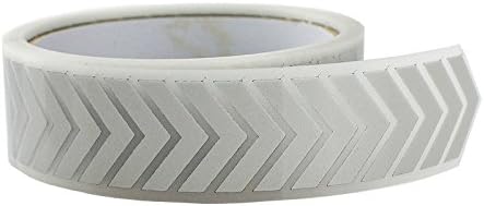 Silver Reflective Tape Iron On To Fabric Heat Transfer Vinyl Film (M21)