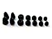 14pcs Black Eartips Set Compatible with Skullcandy Push Active, Sesh EVO, Dime 2 1, Grind, Indy Fuel True Wireless Earphones - Replacement Comfort Earbuds Eargels