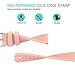 Lamshaw Classic Silicone Sport Replacement Straps for Garmin Vivomove HR/Garmin Vivoactive 3 (Silicone-Pink)