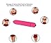 Small Bullet Vibrator for Women: Waterproof Mini Wand Massager with 10 Modes, Personal Vibrating Massager for Clitoral G Spot Nipple, Female Sex Toy, Pink (Dark Pink)