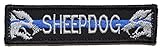Sheepdog With Thin Blue Line - 1x3.75 Morale Patch