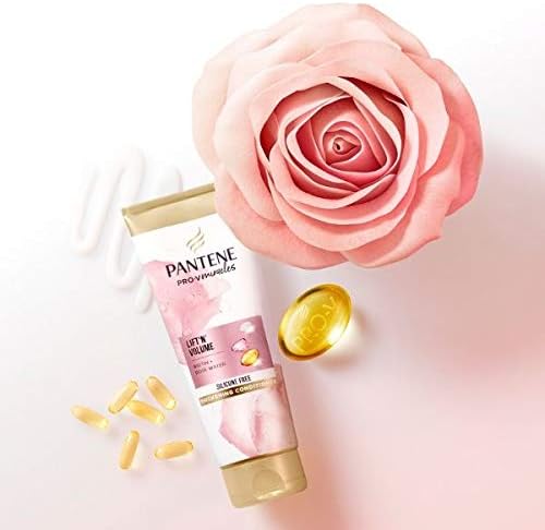 Pantene Volume Sulfate Free Shampoo and Conditioner Set + Leave-In Treatment, Sulfate Free Shampoo - Image 4
