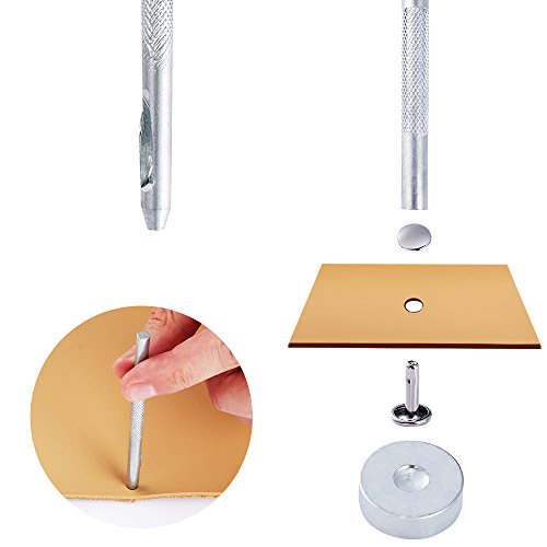 3 Caydo+Leather+Rivets+Tubular+Gunmetal