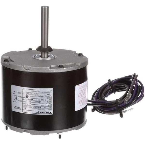 A.O. Smith FSE1026SV1 1/4 HP, 1075 RPM, 208/230 Volts, 1.3-1.8 Amps, 48  Frame, Sleeve Bearing Condenser Motor - Electric Fan Motors - Amazon.com