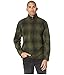THE NORTH FACE Men's Novelty Gordon Lyons Quarter Zip - Four Leaf Clover Ombre Plaid Print - XL