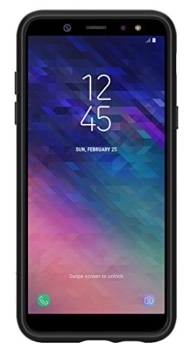 Spigen [Liquid Air Funda Galaxy A6 (2018) con Durable Flex y Easy Grip Design - Negro. - Imagen 2