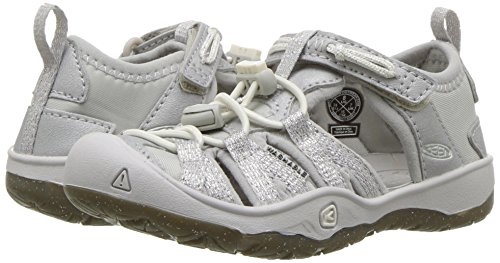 KEEN Baby Moxie Sandal, Silver, 6 M US Toddler