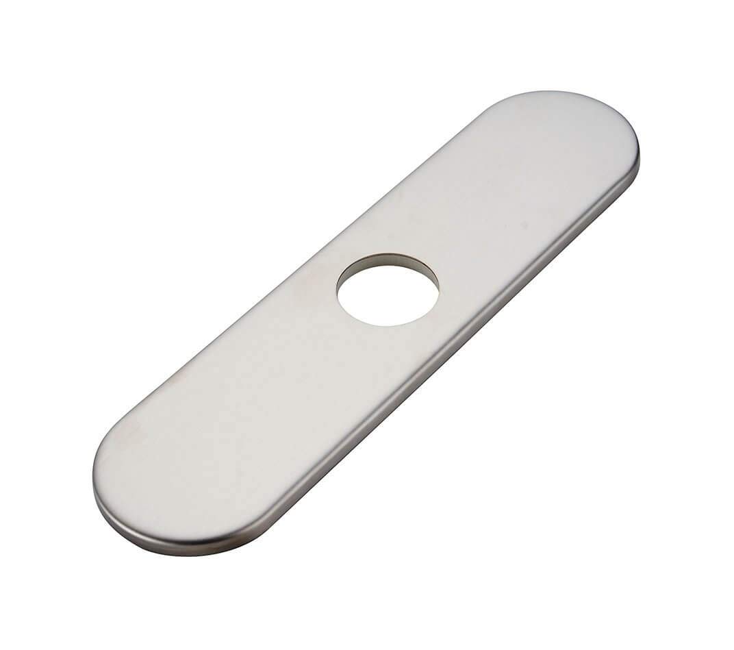 10" Sink Faucet Hole Cover Deck Plate Escutcheon Brushed Nickel