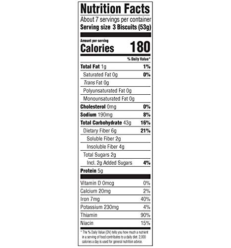 WEETABIX BISCUITS WHOLE GRAIN CEREAL, GOOD SOURCE OF FIBER, LOW IN FAT, HEART HEALTHY, VEGAN, BREAKFAST OR SNACK, 14 OZ