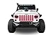 Hooke Road Shiny Pink Front Grille Clip-in Mesh Insert for 2007-2015 Jeep Wrangler JK & Wrangler Unlimited (Pack of 7)