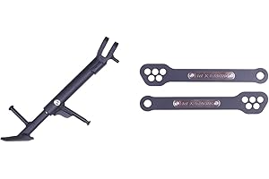 T-Rex Racing Lowering Links & Adjustable Kickstand Compatible with Kawasaki Ninja 400 / Ninja 500 / Z400 / Z500