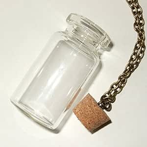 Empty Bottle Necklace, DIY Glass Vial 